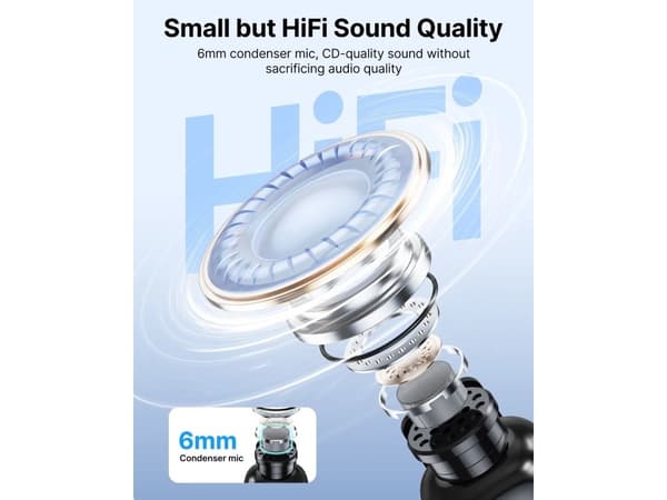 BOYA mini - Mikrofonsystem - Apple Lightning - svart