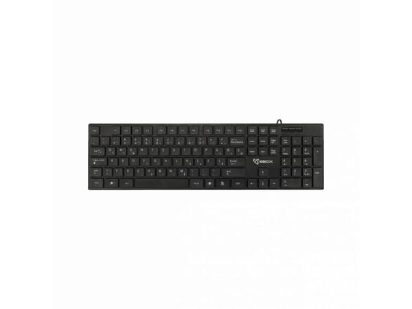SBOX trådbundet tangentbord K-18 / US-layout