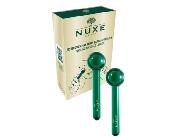 Nuxe, Ice Globes, Žalias, Cooling, Face Massage Globe