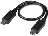 StarTech.com 8 tuuman Micro USB - Micro USB-kaapeli - uros - uros - Micro USB OTG-kaapeli mobiililaitteelle (UUUSBOTG8IN) - USB-kaapeli - Micro-USB...