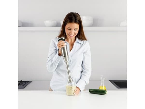 Taurus BAPI 1500 LUXE XL PLUS, Bærbar blender, Isknusing, 1500 W, Svart, Rustfritt stål