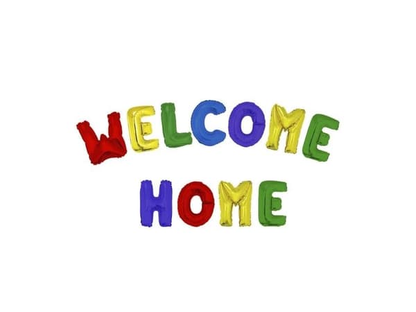 Welcome Home folieballoner
