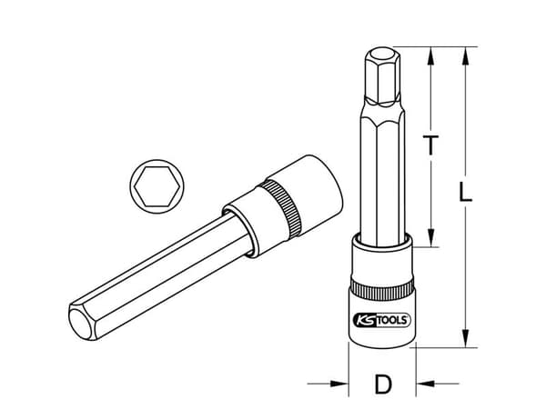 KS Tools 9171332 toppnyckel 14 mm
