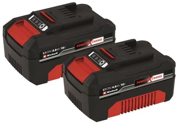 Einhell 4511489, Akku, 4 ah, 18 V, Einhell, Musta, Punainen, 2 kpl