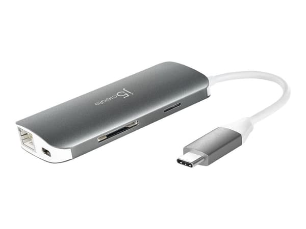 j5create JCD383 - Dokkingstasjon - USB-C 3.1 - HDMI - 1GbE