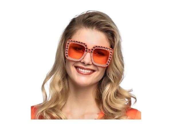 Orange bling bling briller