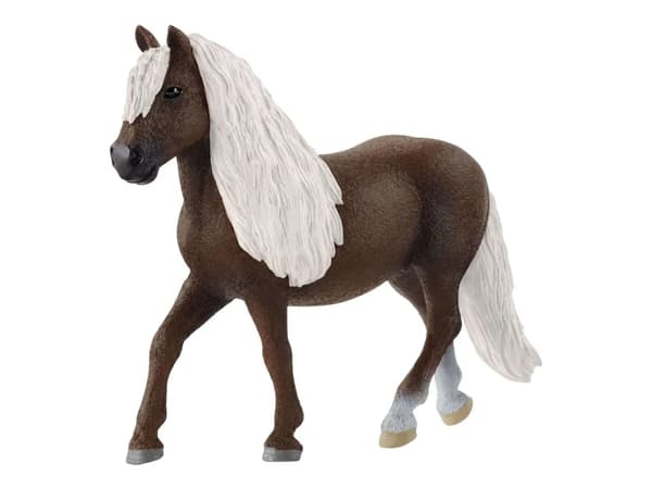 Schleich svart skogshingst