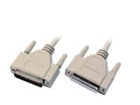 Microconnect MODGR2, Valkoinen, 2 m, DB25, DB25, Uros, Naaras