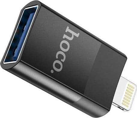 USB-adapter Hoco UA17 USB-A till Lightning, svart
