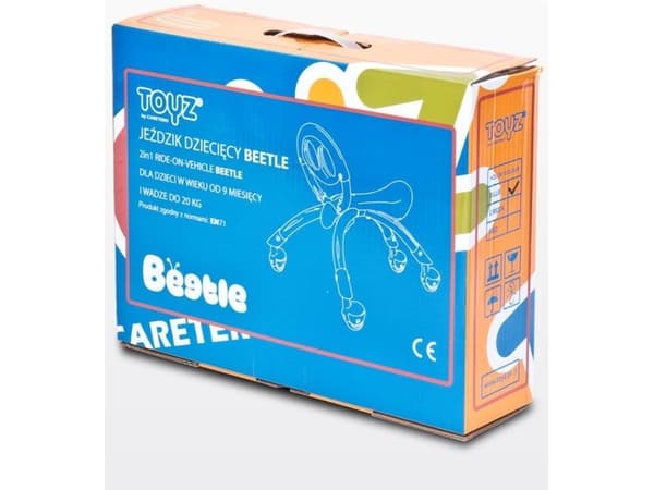 Fyrhjulig scooter Caretero Beetle blue