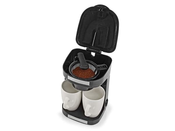 Nedis KACM140EBK, Kaffebrygger (drypp), Malt kaffe, 450 W, Sort