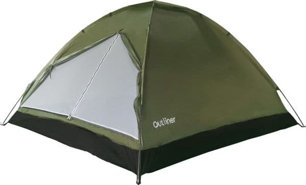 Kolminkertainen teltta OUTLINER RD-DT03, vihreä