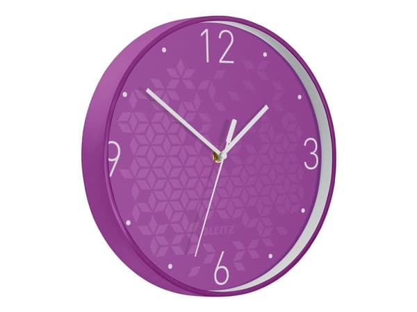 Seinäkello Leitz WOW violetti