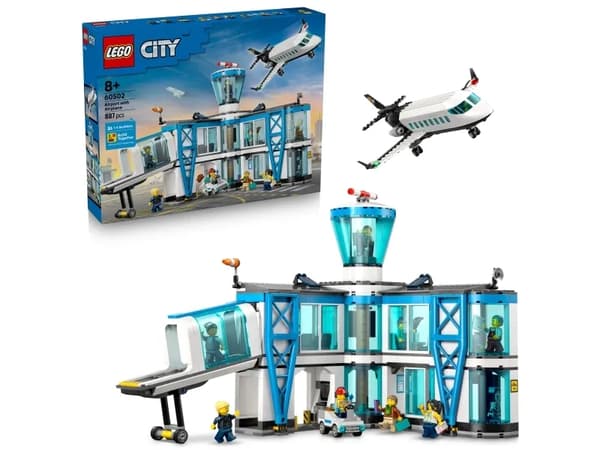 LEGO City 60502 Flyplass og fly