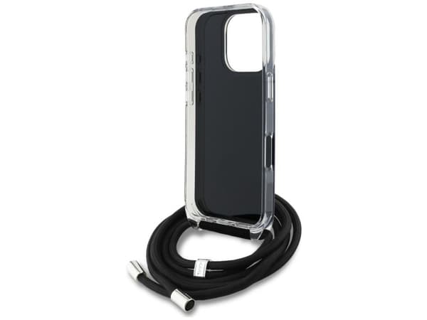Karl Lagerfeld IML crossbody head case til iPhone 16 Pro - sort
