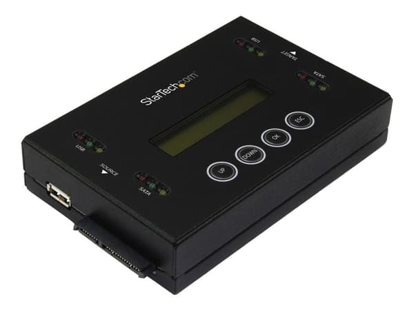 StarTech Drive Duplicator & Eraser for USB Flash Drives & 2.5 / 3.5" SATA SSDs/HDDs- 1:1 duplication plus cross-interface - Standalone (SU2DUPERA11...