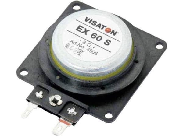 Visaton VS-EX60S, Svart, 12 g