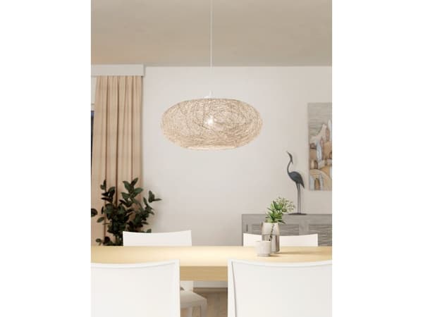 EGLO CAMPILO PENDEL Ø450 BEIGE