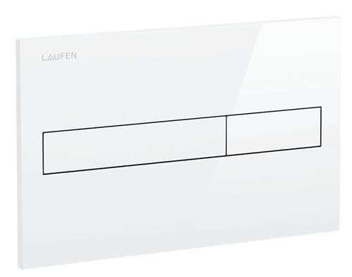 Laufen trykplade - Laufen trykplade hvid dobbeltskyl