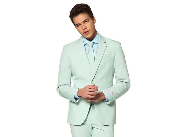 Kevyt minttu puku OppoSuits