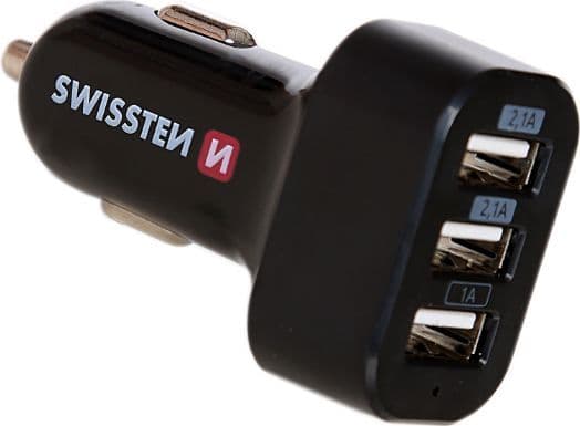 Swissten 20111200, automaattinen, DC, 5,2 A, musta