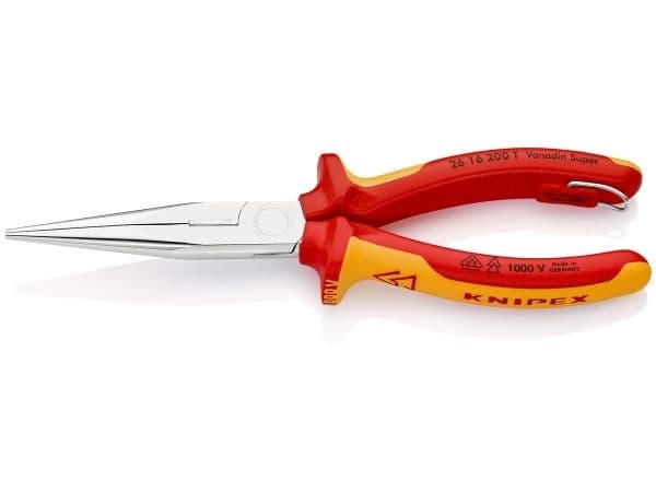 Knipex flat-/rundtang med skjær