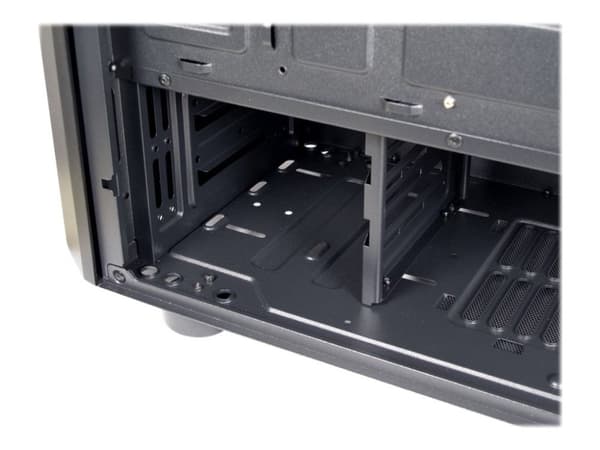 Inter-Tech IT-3303 HORNET, Tower, PC, Musta, ATX, ITX, mikro ATX, Akryyli, Multi