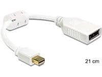 Delock - DisplayPort-sovitin - DisplayPort (hun) til Mini DisplayPort (han) - 21 cm