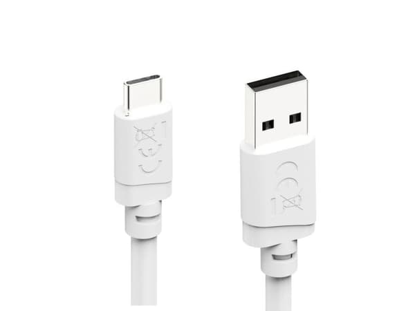 Hama 00201813, 2 m, USB A, USB C, USB 2.0, 0,48 Gbit/s, Hvit