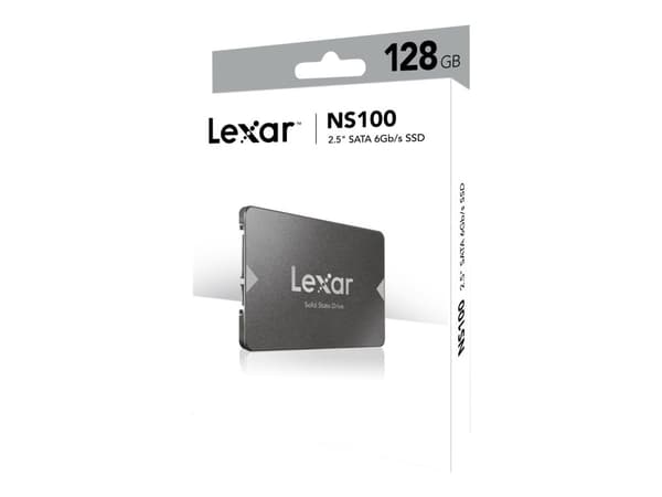 Lexar NS100 - SSD - 128 GB - intern - 2,5" - SATA 6Gb/s