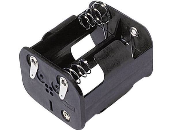Batterifack modell L för 4 C (R14) batterier