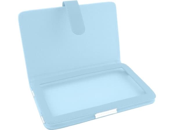 Esperanza - Vikbart fodral för surfplatta - läder - blå - 7"