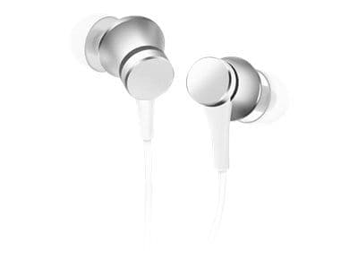 Xiaomi MI Basic - Ørepropper med mikrofon - i øret - kablet - 3,5 mm jakk - sølv