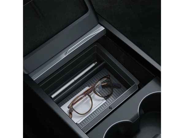 Spigen Tesla Sliding Console Organizer (Bottom), svart – Tesla Model 3 (2024)