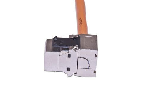 Triotronik WKS JACK KAT6A STP 90, Metallisk