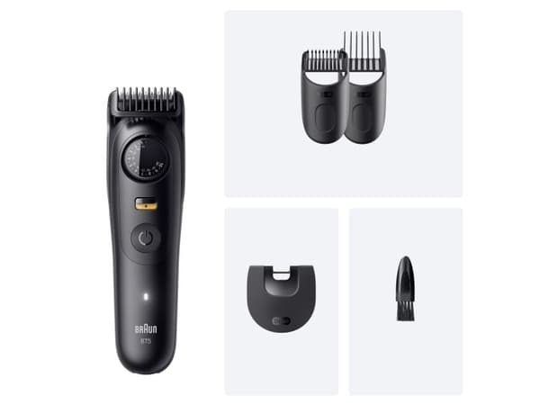 Braun BeardTrimmer 5 80789813, AC / batteri, Sort
