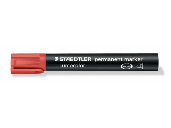 Staedtler Lumocolor, Punainen, 2 mm