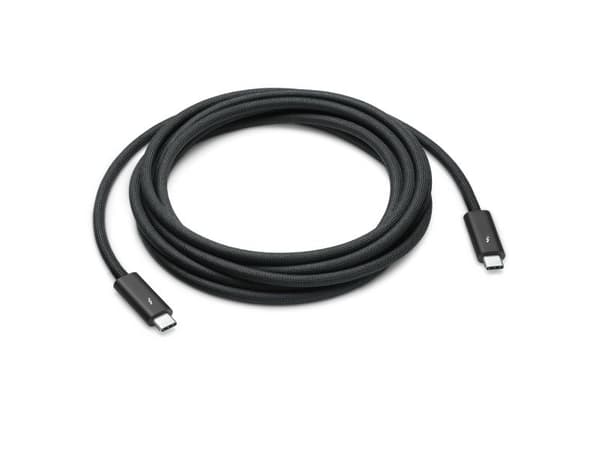 Apple Thunderbolt 4 Pro - Thunderbolt-kabel - USB-C (hann) til USB-C (hann) - USB 3.2 / USB4 / Thunderbolt 3 / Thunderbolt 4 / DisplayPort - 3 m - ...