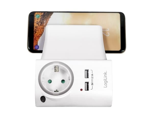 LogiLink PA0165, USB 2.0, Valkoinen