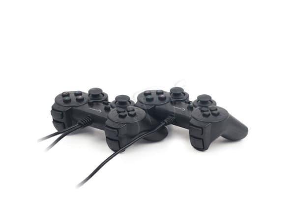 GEMBIRD JPD-UDV2-01 - Gamepad - 10 knapper - kabling (pakke med 2) - for PC
