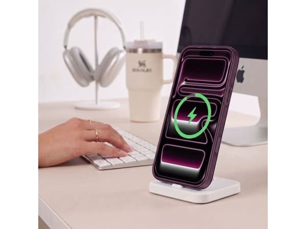 Tech-Protect MagPrime MagSafe CC case for iPhone 18 Pro Max / 17 Pro Max - burgundy