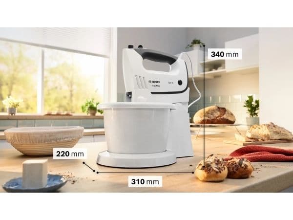 Bosch MFQ 37490 mixer med skål