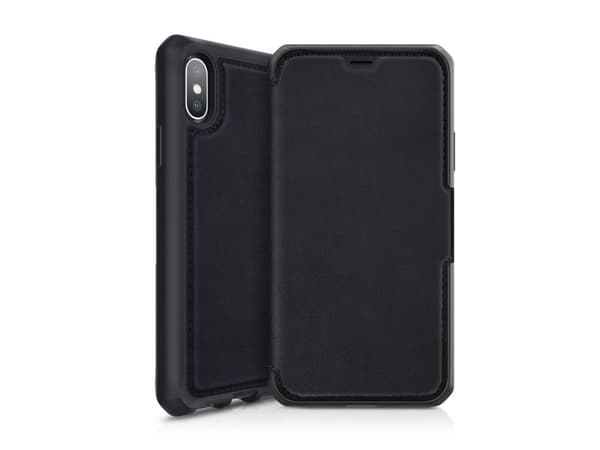 ITSKINS HYBRID // FOLIO, Folio-kotelo, Apple, iPhone Xs Max, Musta