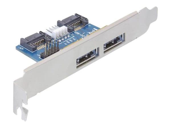 DeLOCK Slot bracket 2x eSATAp 5V/12V