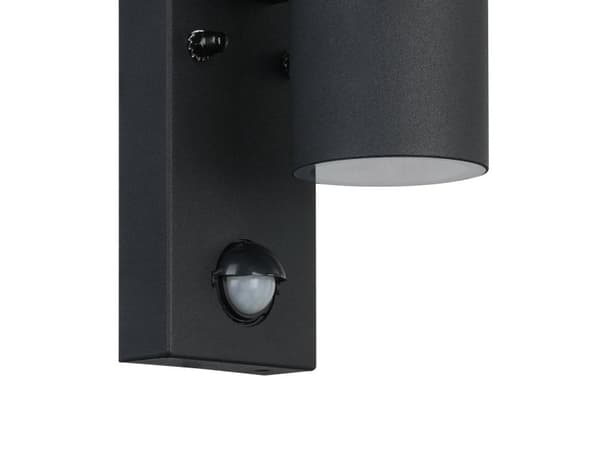 EGLO RIGA UTOMHUS VÄGGSENSOR IP44 240LM SVART