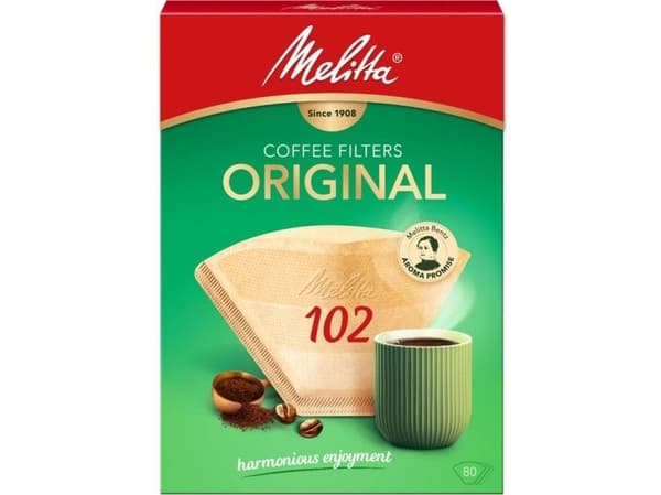 Melitta Kaffefilter 102 - 80 stk.
