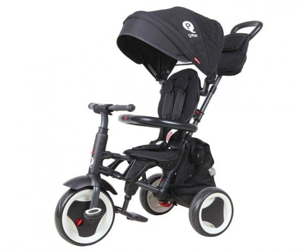 Milly Mally 3844 Qplay trehjuling Rito Plus svart
