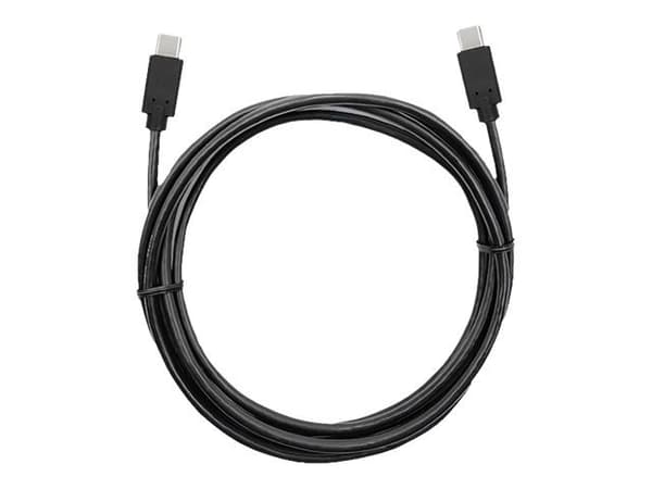 Qoltec - USB-kaapeli - USB-C (uros) - USB-C (uros) - USB 3.1 - 1,5 A - 1,4 m - musta