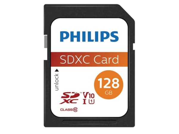 Philips FM12SD55B - Flash-minneskort - 128 GB - UHS Class 1 / Class10 - SDXC