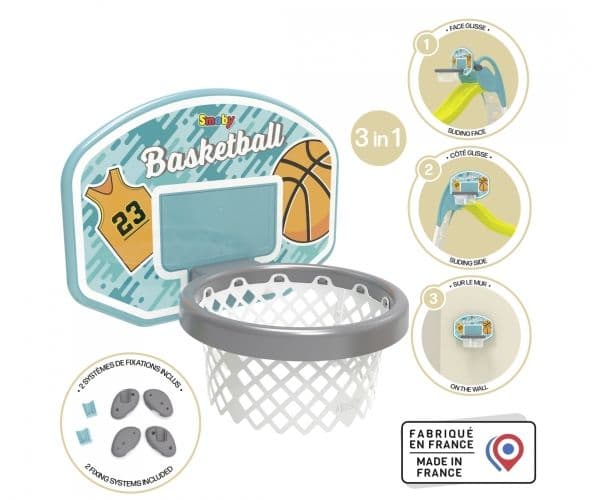 Hängande basketkorg, Smoby